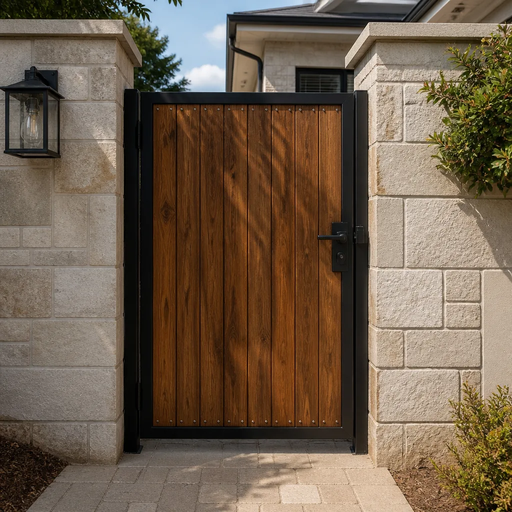 Wood & steel frame