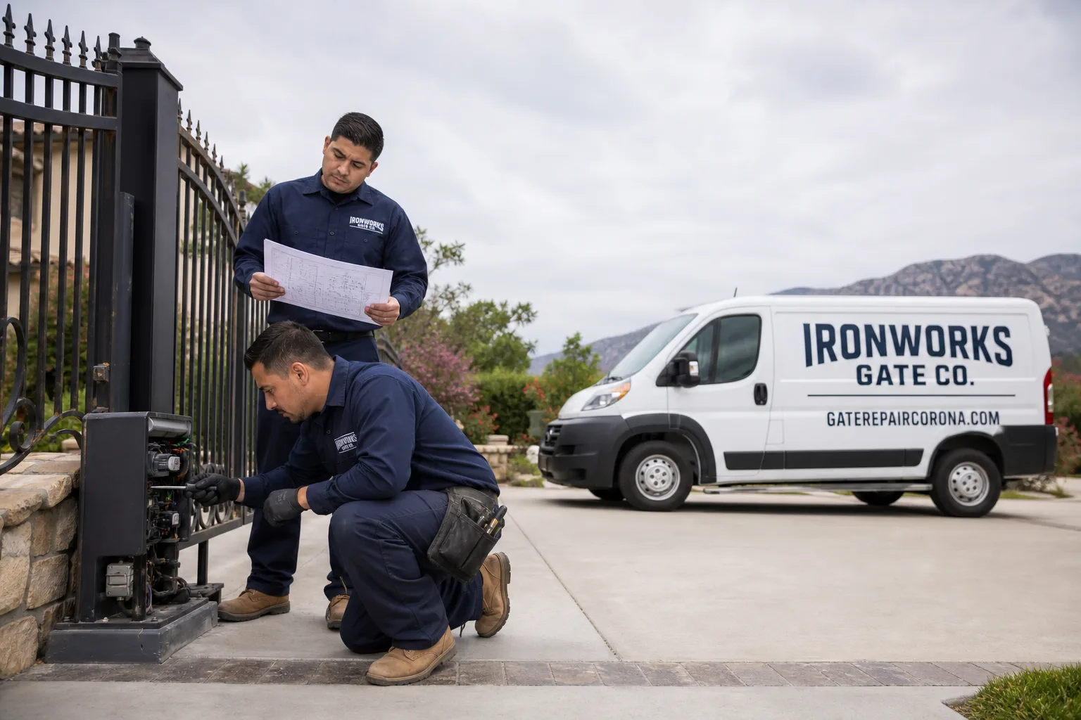 Gate Access Control in Corona, CA | Ironworks Gate Co.